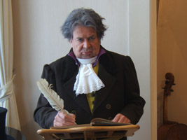 Rob van de Meeberg als Beethoven in ‘An die ferne Geliebte’ (2007)